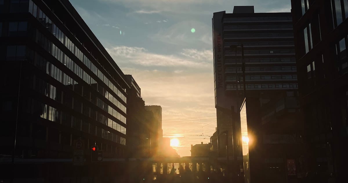 Manchester skyline og seværdigheder