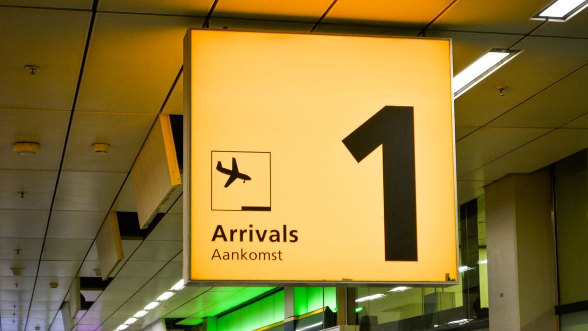 Ankomsthal ved grænsekontrol i Storbritannien